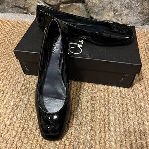 Cole Haan size 9 black patent ballet flats brand new